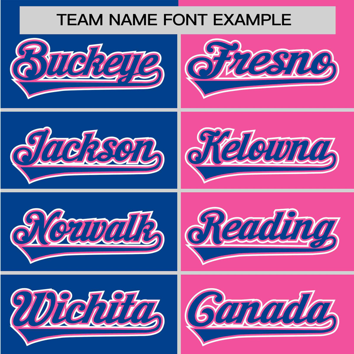 Custom Royal Blue Pink Authentic Split Fashion Baseball Jersey