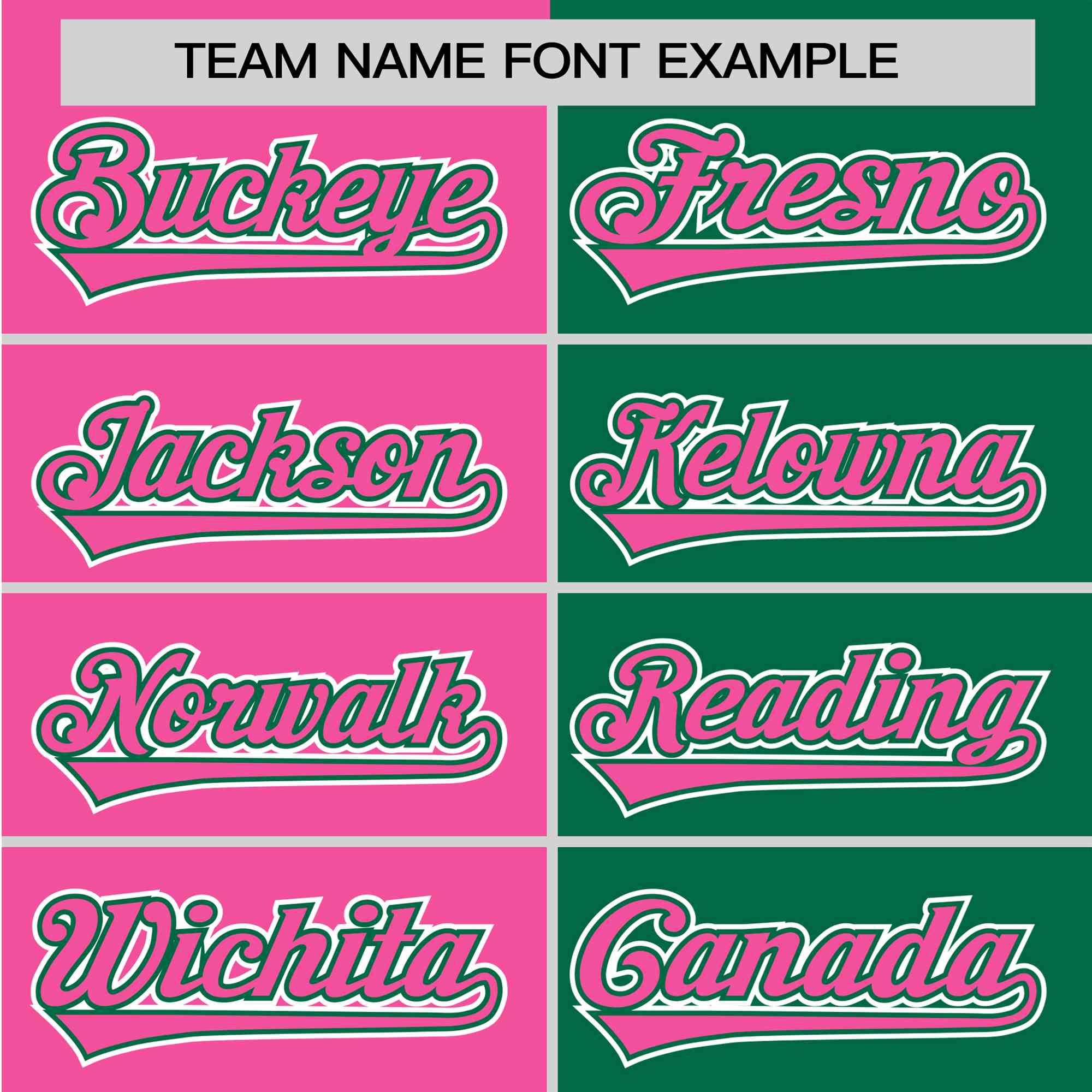 Custom Pink Kelly Green Authentic Split Fashion Baseball Jersey