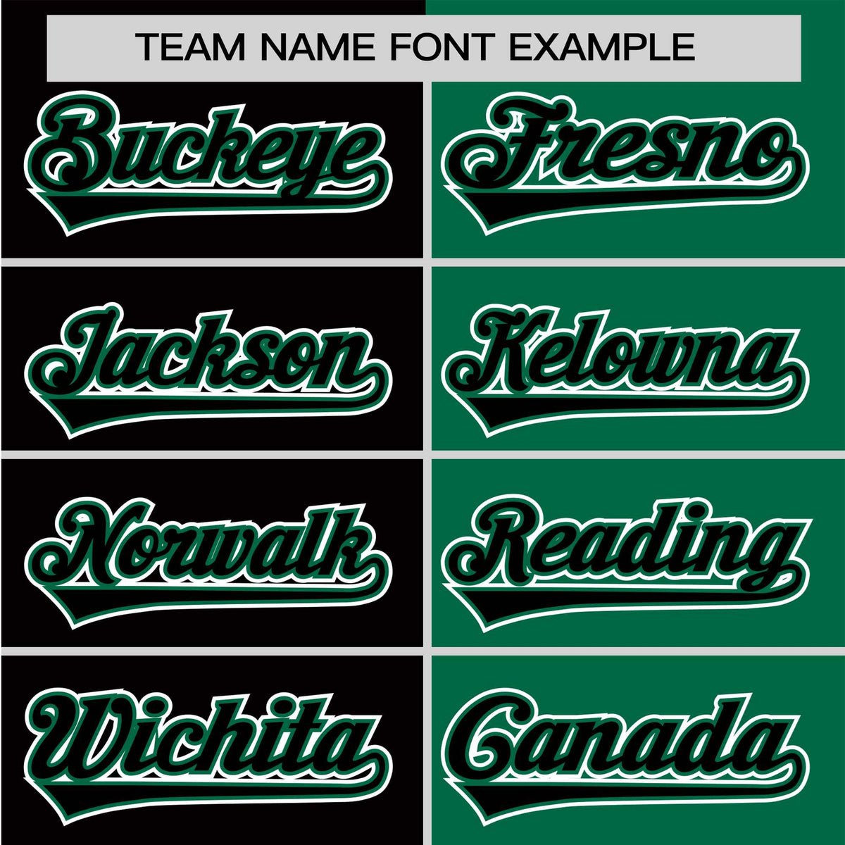 Custom Black Kelly Green Authentic Split Fashion Baseball Jersey