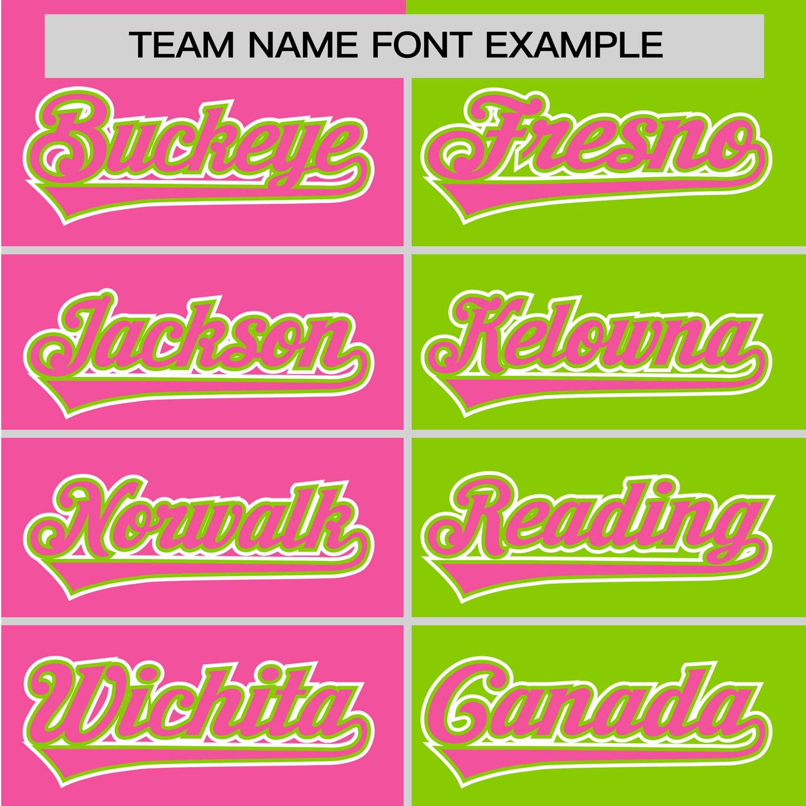 Custom Pink Neon Green Authentic Split Fashion Baseball Jersey