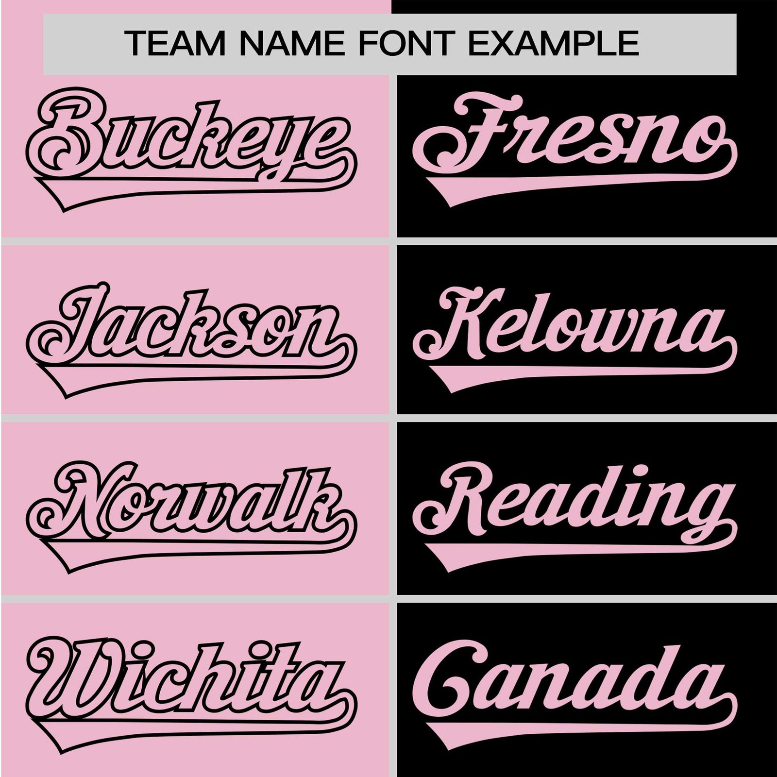 Custom Light Pink Black Authentic Split Fashion Baseball Jersey