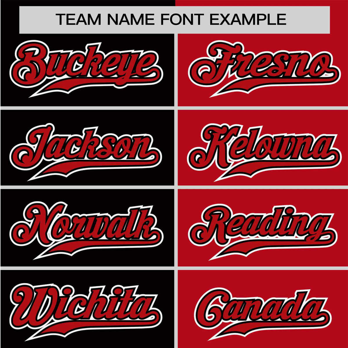 Custom Black Red Authentic Split Fashion Baseball Jersey