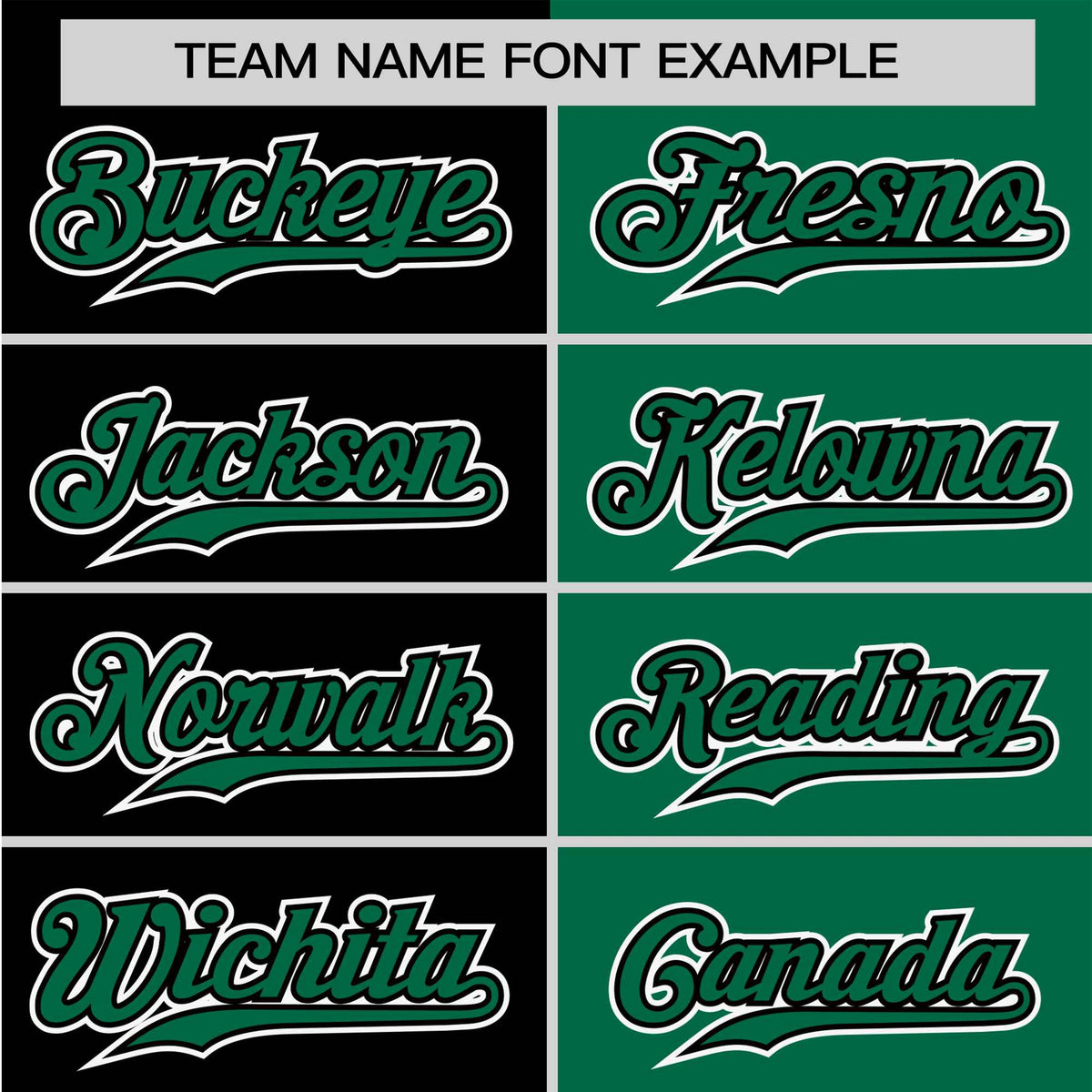 Custom Black Kelly Green Authentic Split Fashion Baseball Jersey