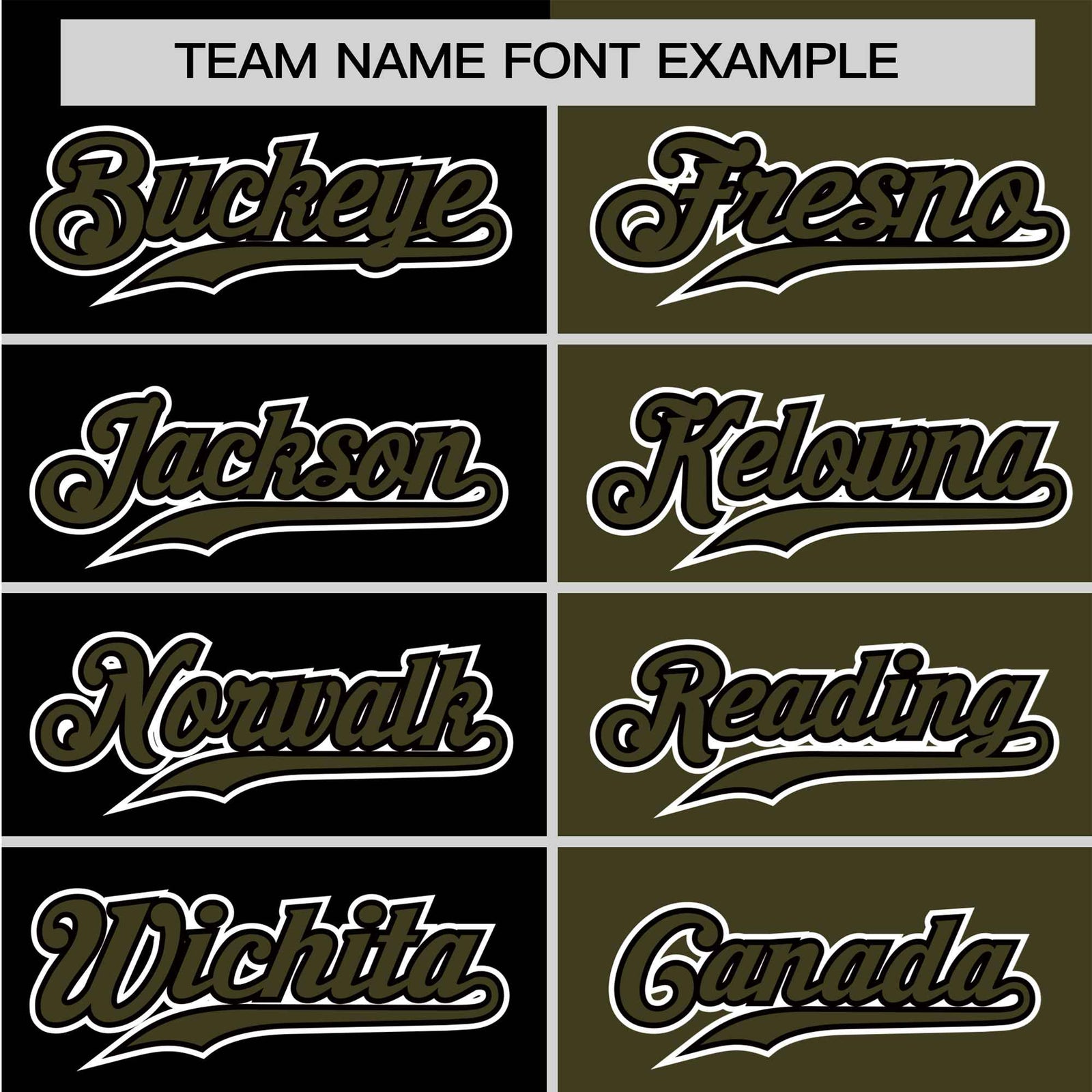 Custom Black Olive Authentic Split Fashion Baseball Jersey