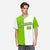 Custom Neon Green White Authentic Split Fashion Baseball Jersey