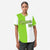 Custom Neon Green White Authentic Split Fashion Baseball Jersey