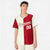 Custom Cream Red Authentic Split Fashion Baseball Jersey