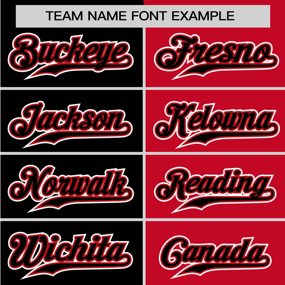 Custom Black Red Authentic Split Fashion Baseball Jersey