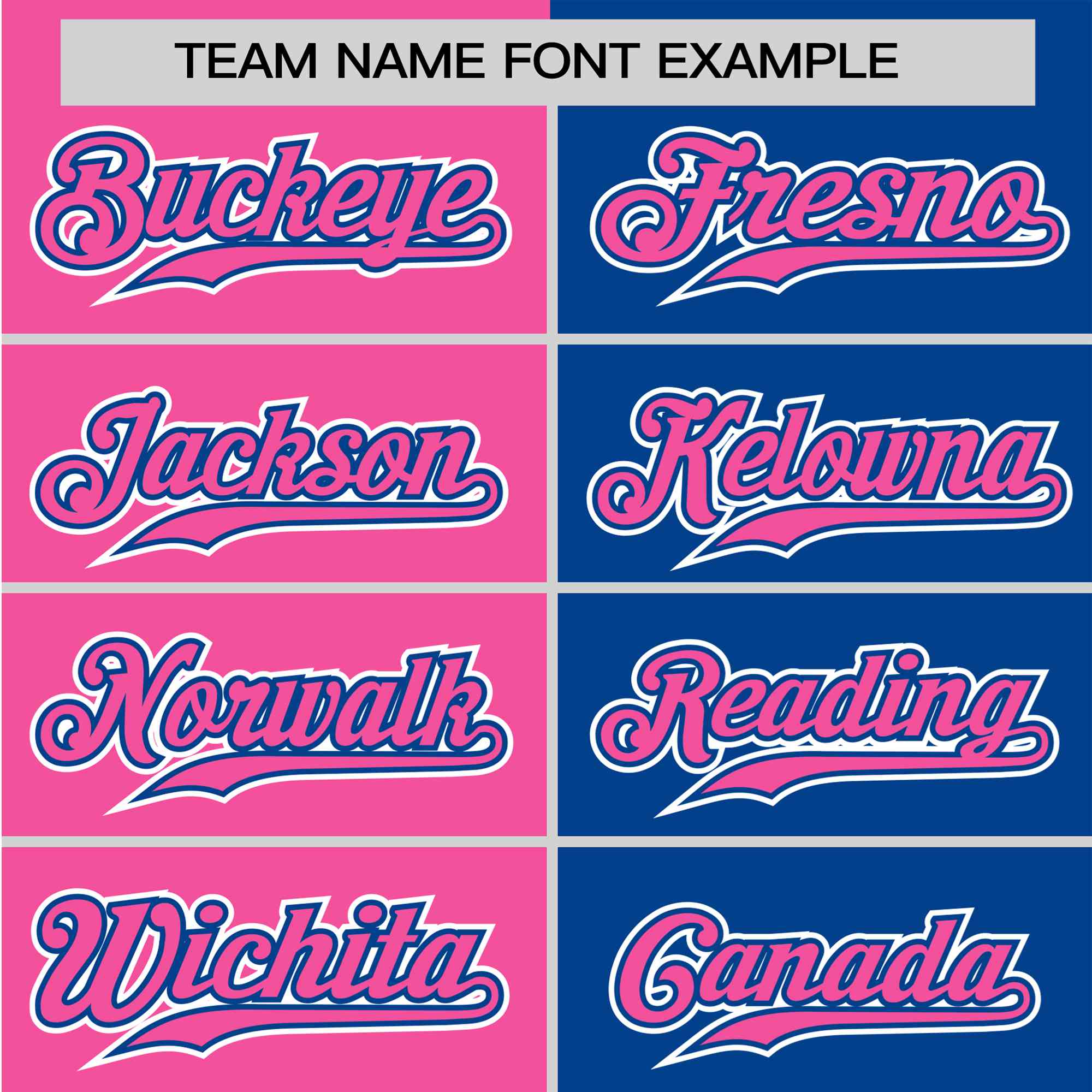 Custom Pink Royal Blue Authentic Split Fashion Baseball Jersey