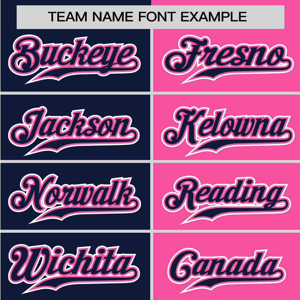 Custom Navy Pink Authentic Split Fashion Baseball Jersey