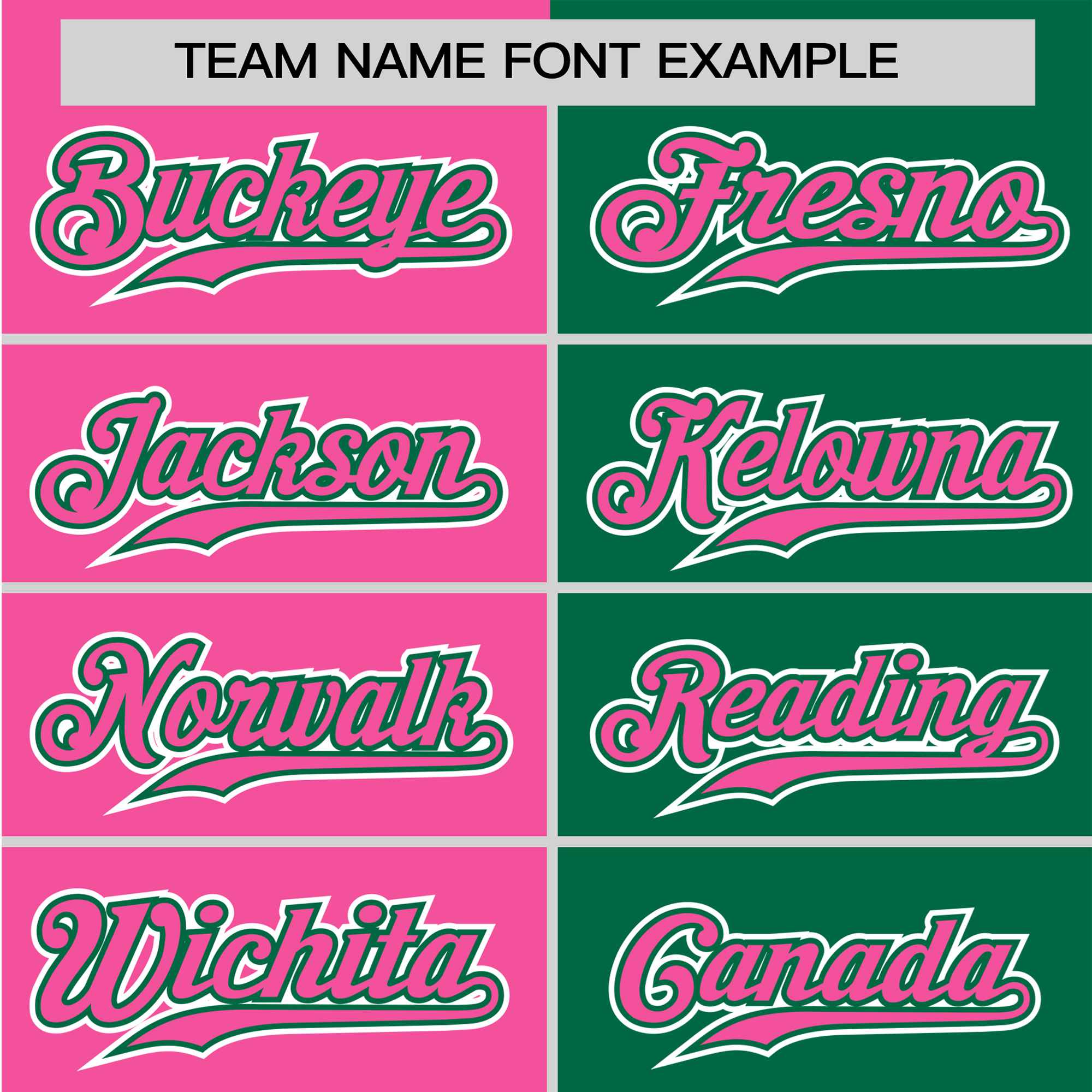 Custom Pink Kelly Green Authentic Split Fashion Baseball Jersey