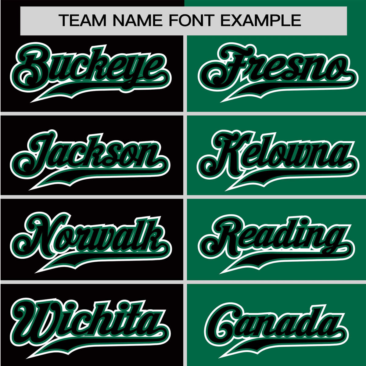 Custom Black Kelly Green Authentic Split Fashion Baseball Jersey