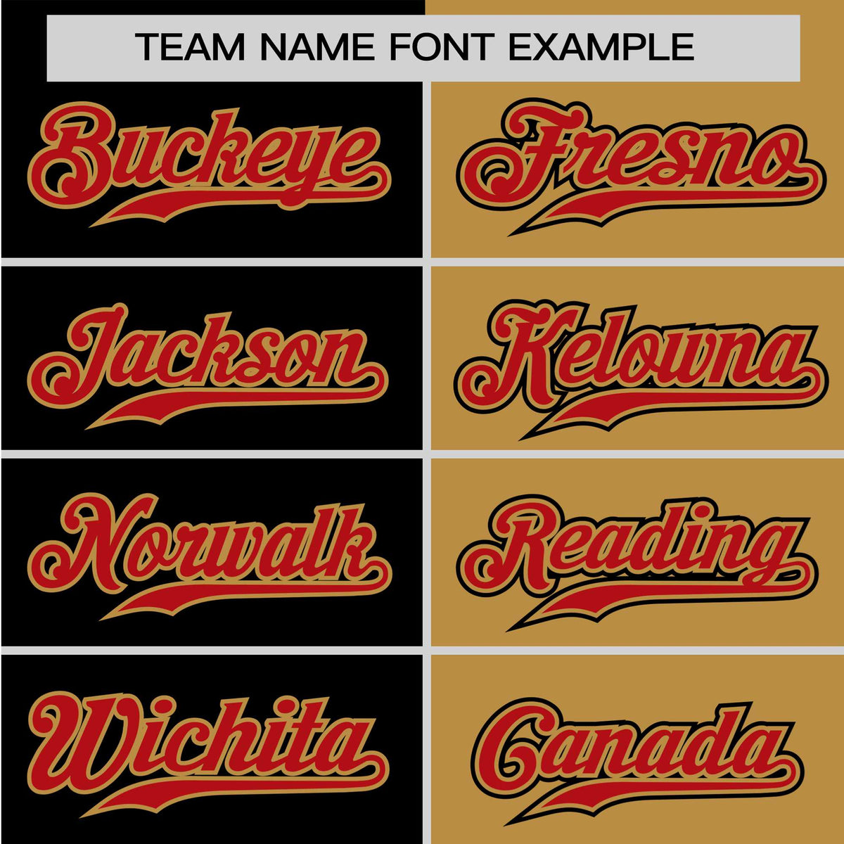 Custom Black Old Gold-Red Authentic Split Fashion Baseball Jersey