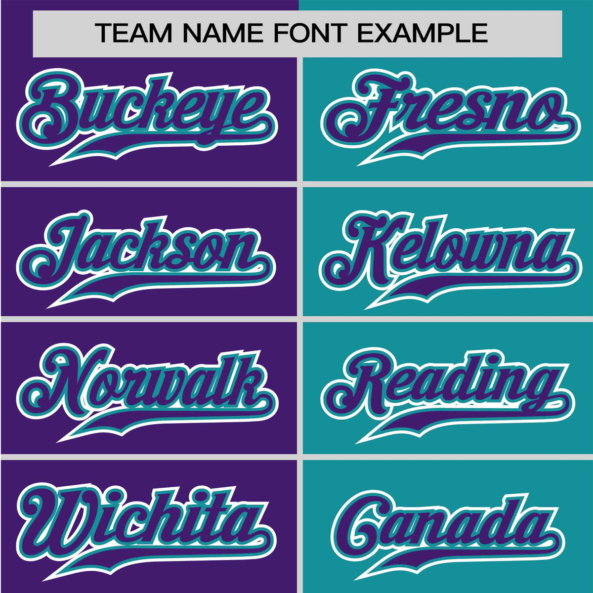 Custom Purple Aqua Authentic Split Fashion Baseball Jersey