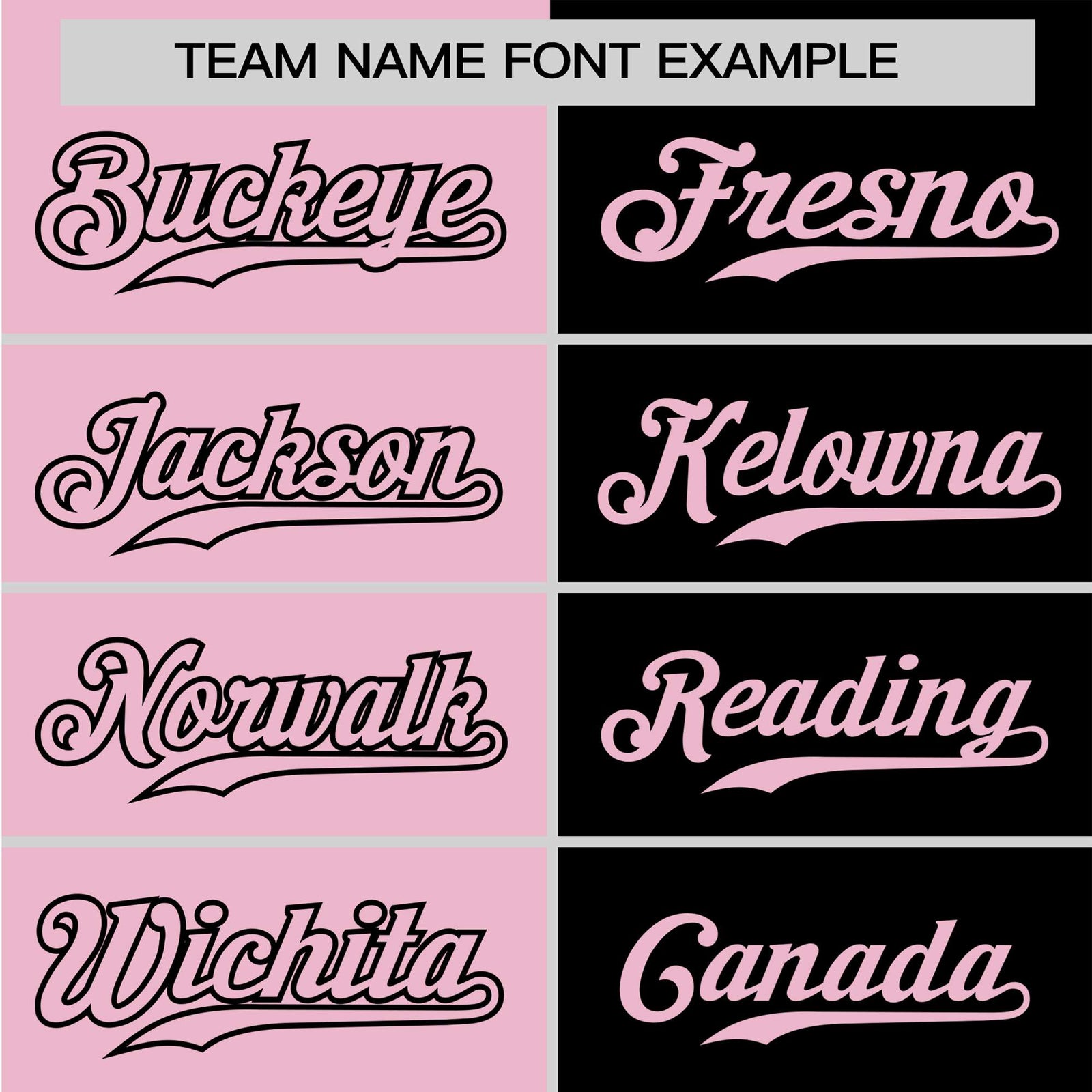 Custom Light Pink Black Authentic Split Fashion Baseball Jersey