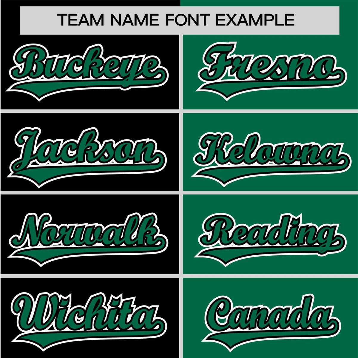 Custom Black Kelly Green Authentic Split Fashion Baseball Jersey