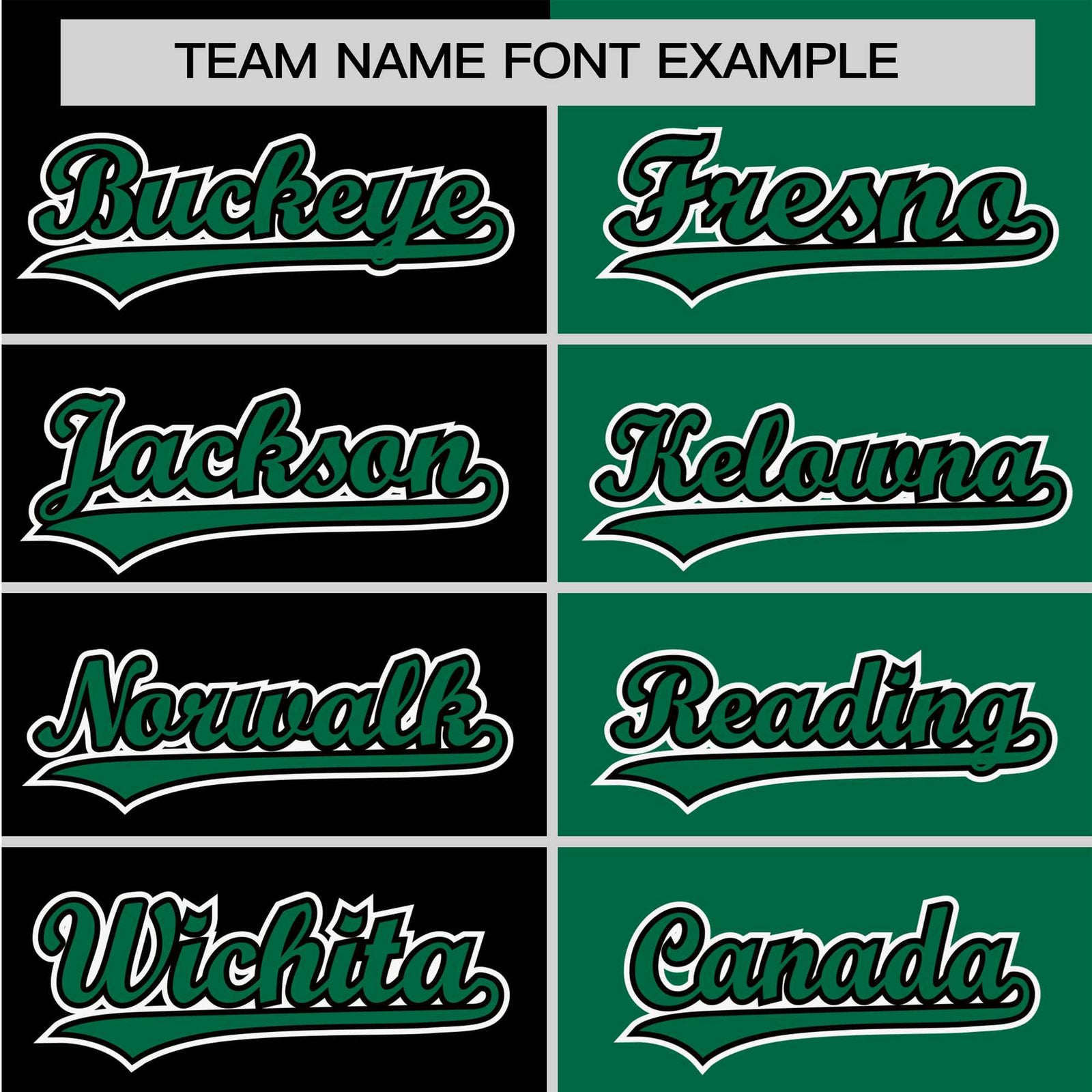 Custom Black Kelly Green Authentic Split Fashion Baseball Jersey