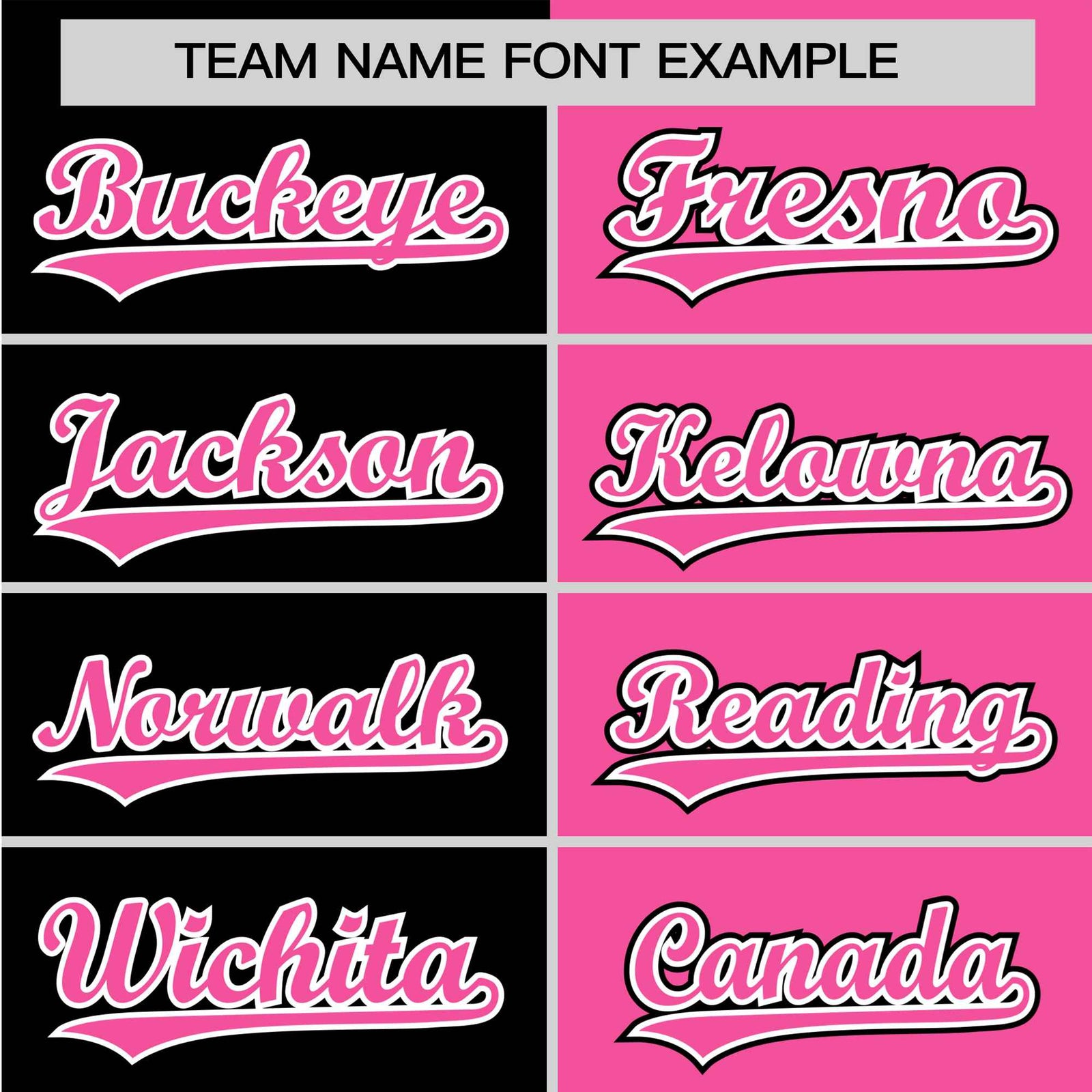 Custom Black Pink Authentic Split Fashion Baseball Jersey