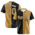 Custom Black Old Gold Authentic Split Fashion Baseball Jersey