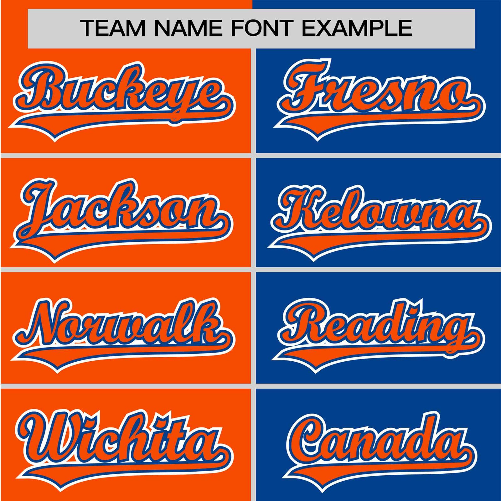 Custom Orange Royal Blue Authentic Split Fashion Baseball Jersey