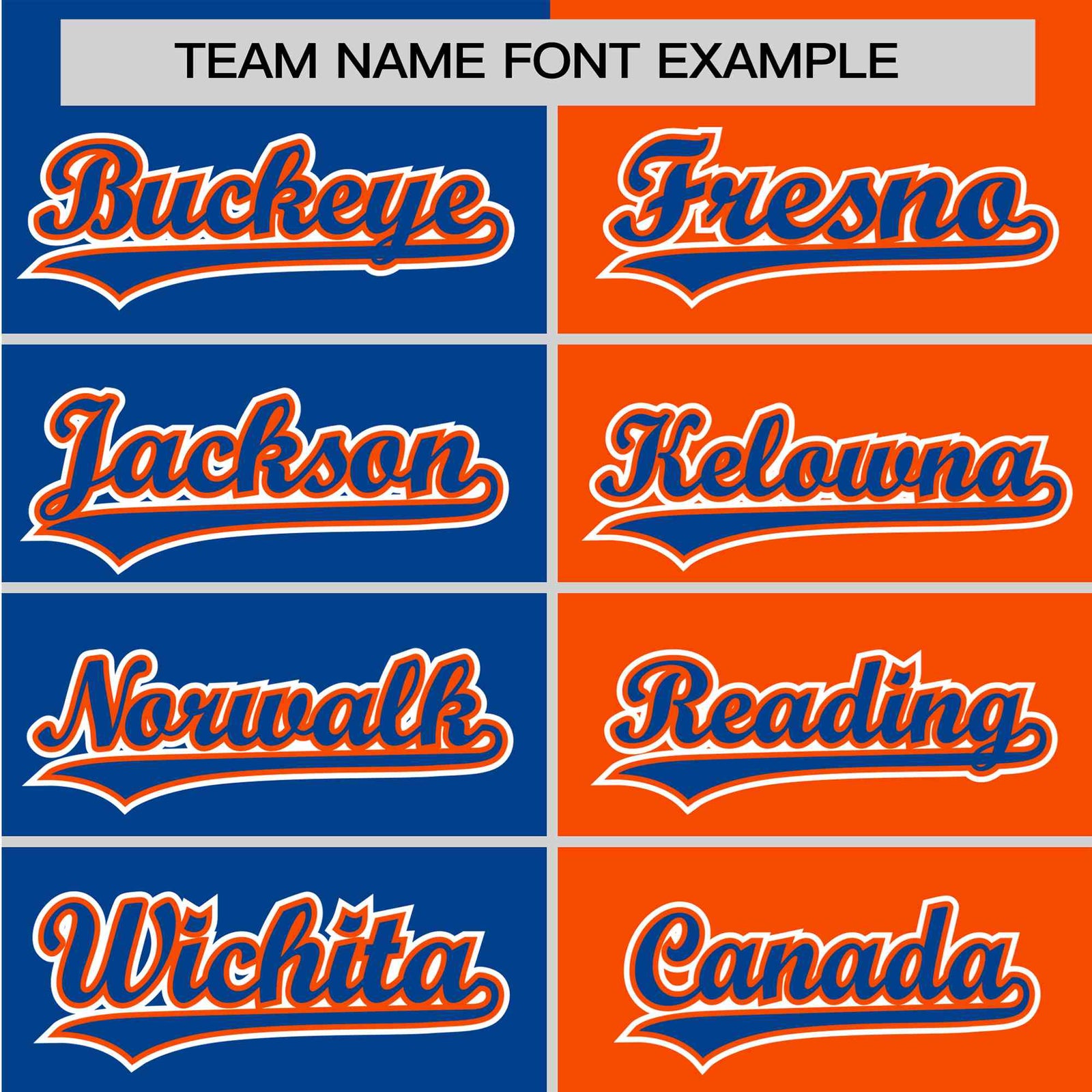 Custom Royal Blue Orange Authentic Split Fashion Baseball Jersey