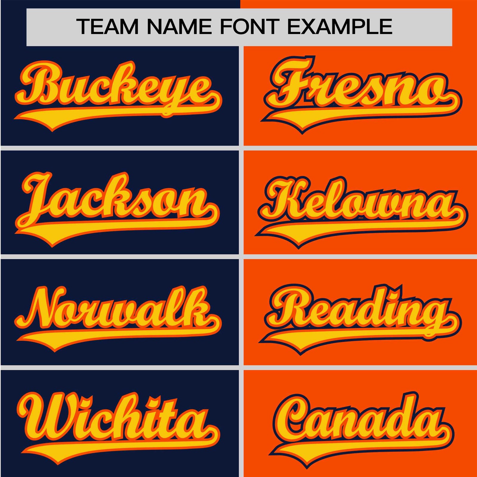 Custom Navy Orange Authentic Split Fashion Baseball Jersey