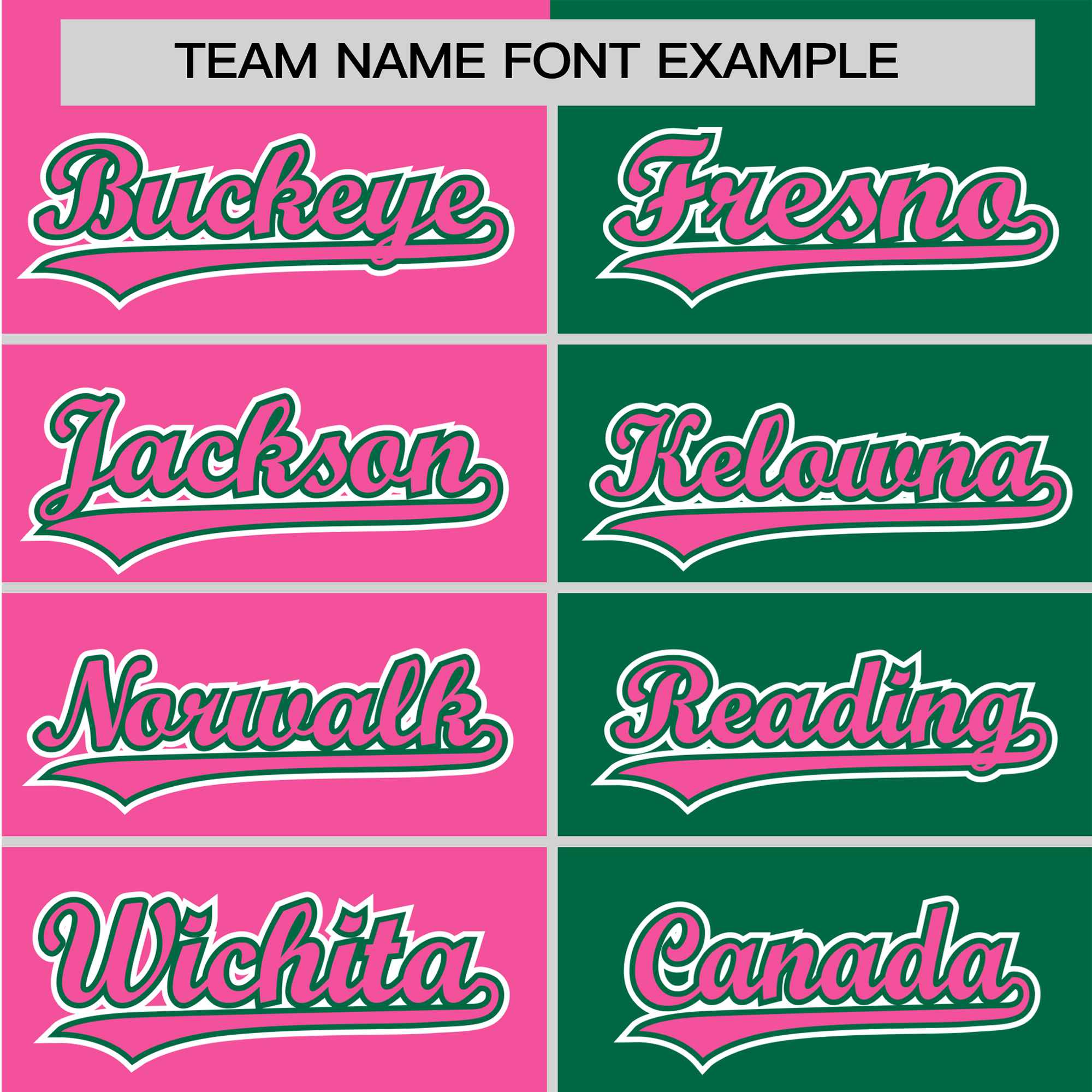 Custom Pink Kelly Green Authentic Split Fashion Baseball Jersey