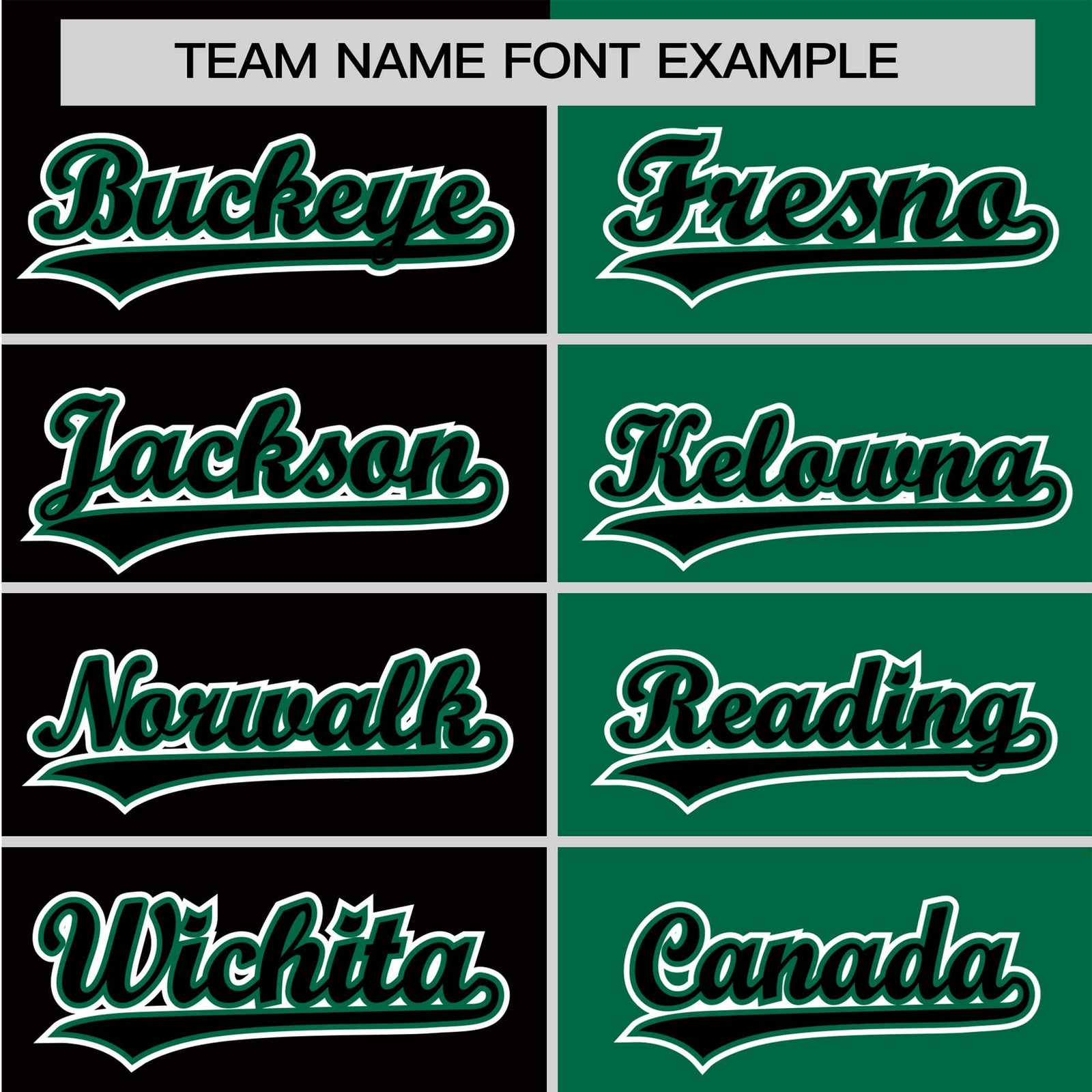 Custom Black Kelly Green Authentic Split Fashion Baseball Jersey