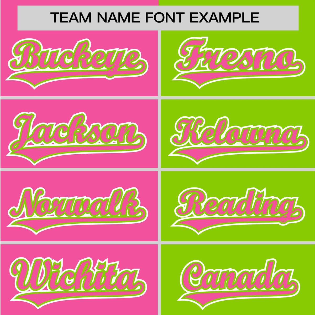 Custom Pink Neon Green Authentic Split Fashion Baseball Jersey