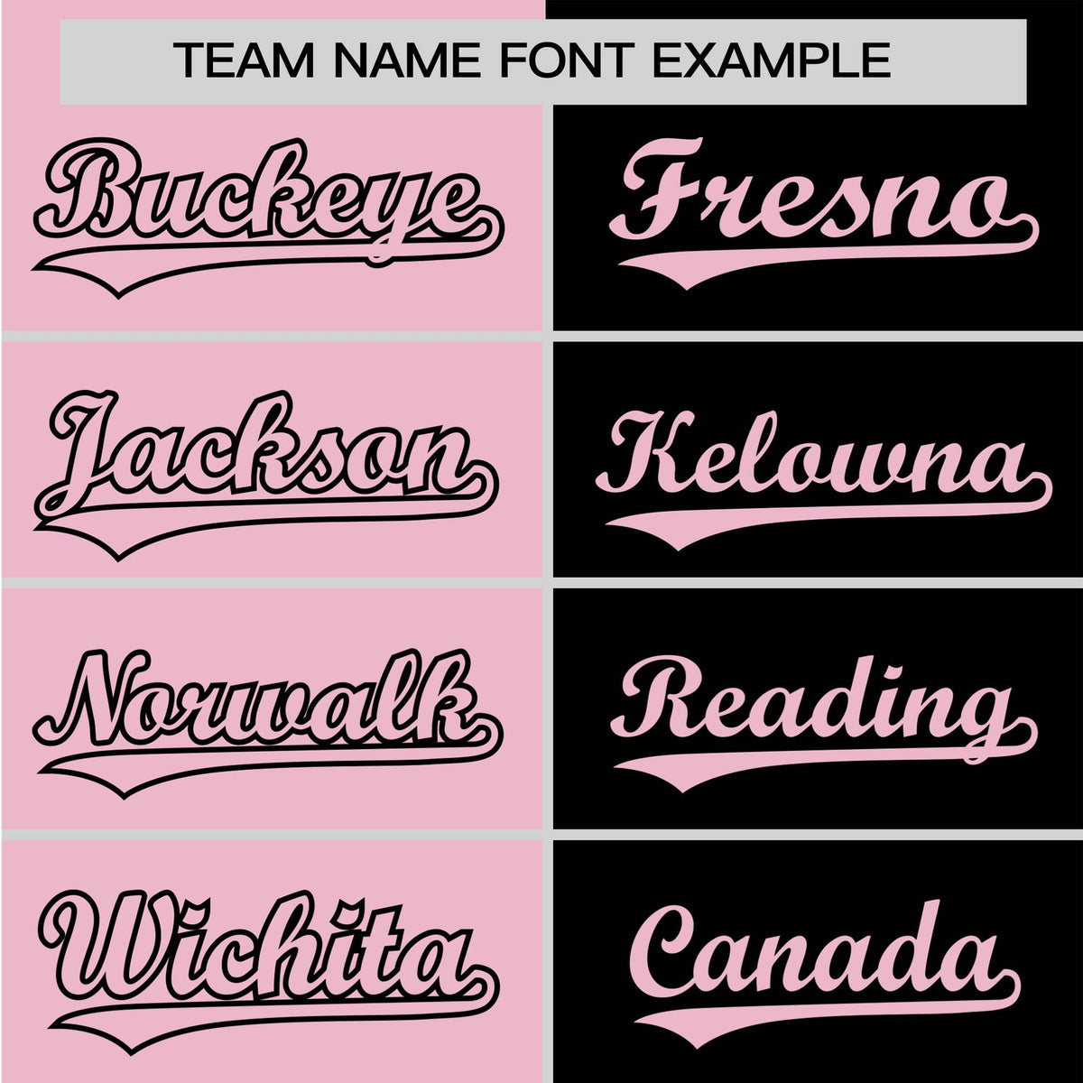 Custom Light Pink Black Authentic Split Fashion Baseball Jersey