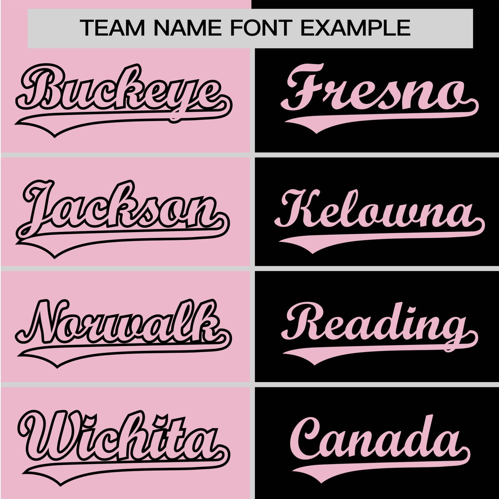 Custom Light Pink Black Authentic Split Fashion Baseball Jersey