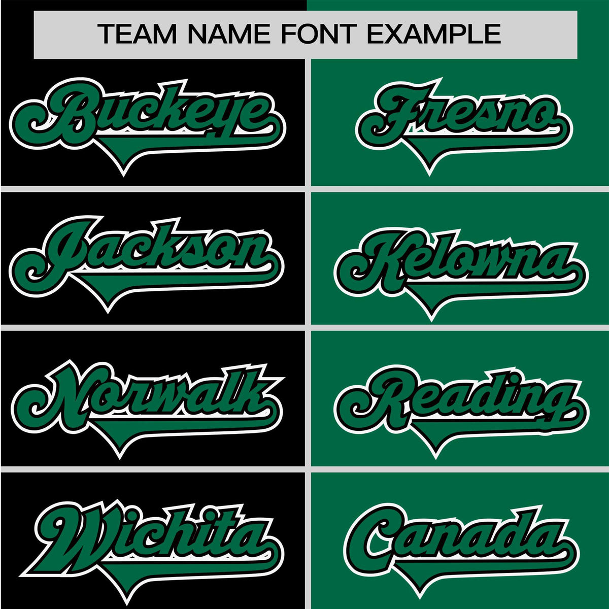 Custom Black Kelly Green Authentic Split Fashion Baseball Jersey