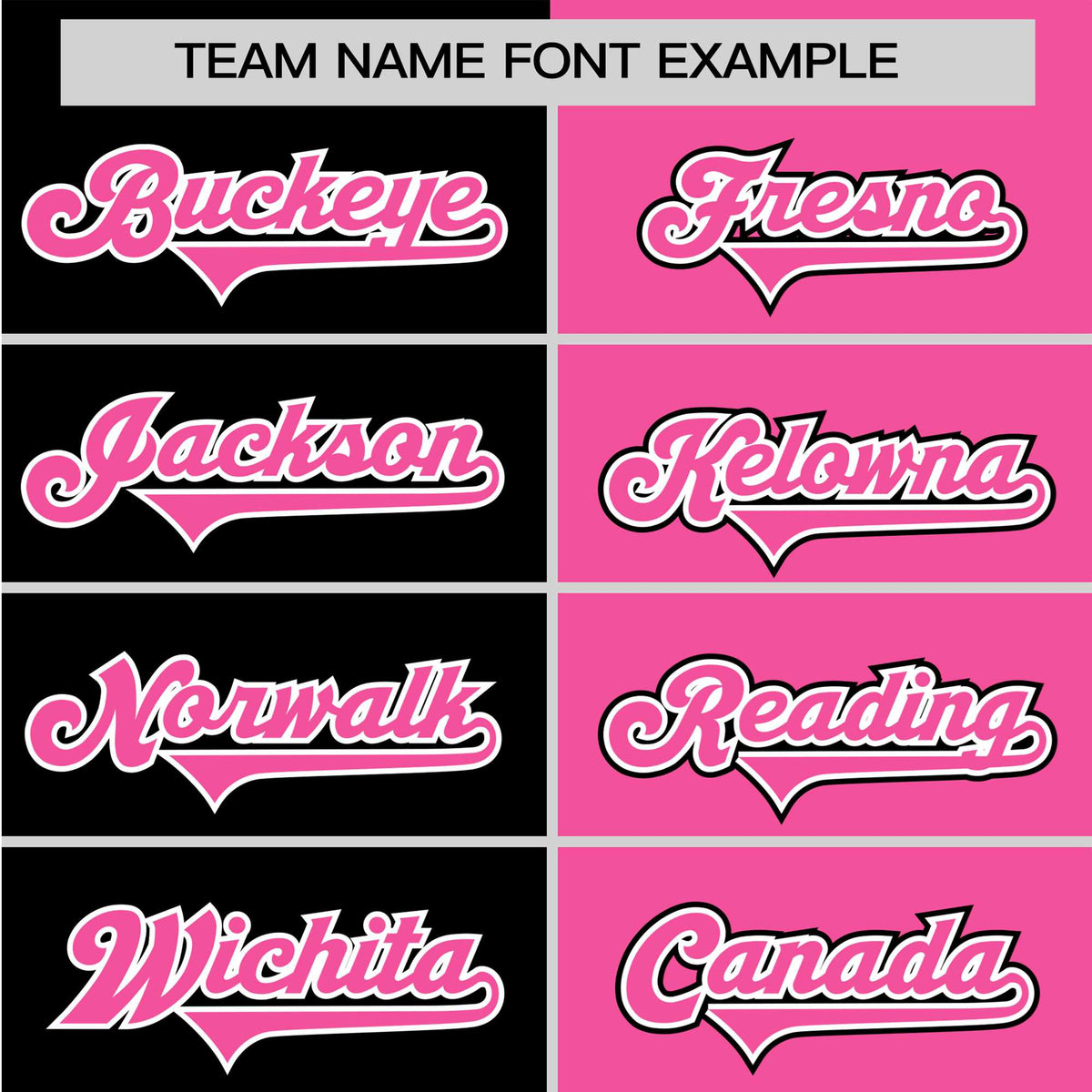 Custom Black Pink Authentic Split Fashion Baseball Jersey