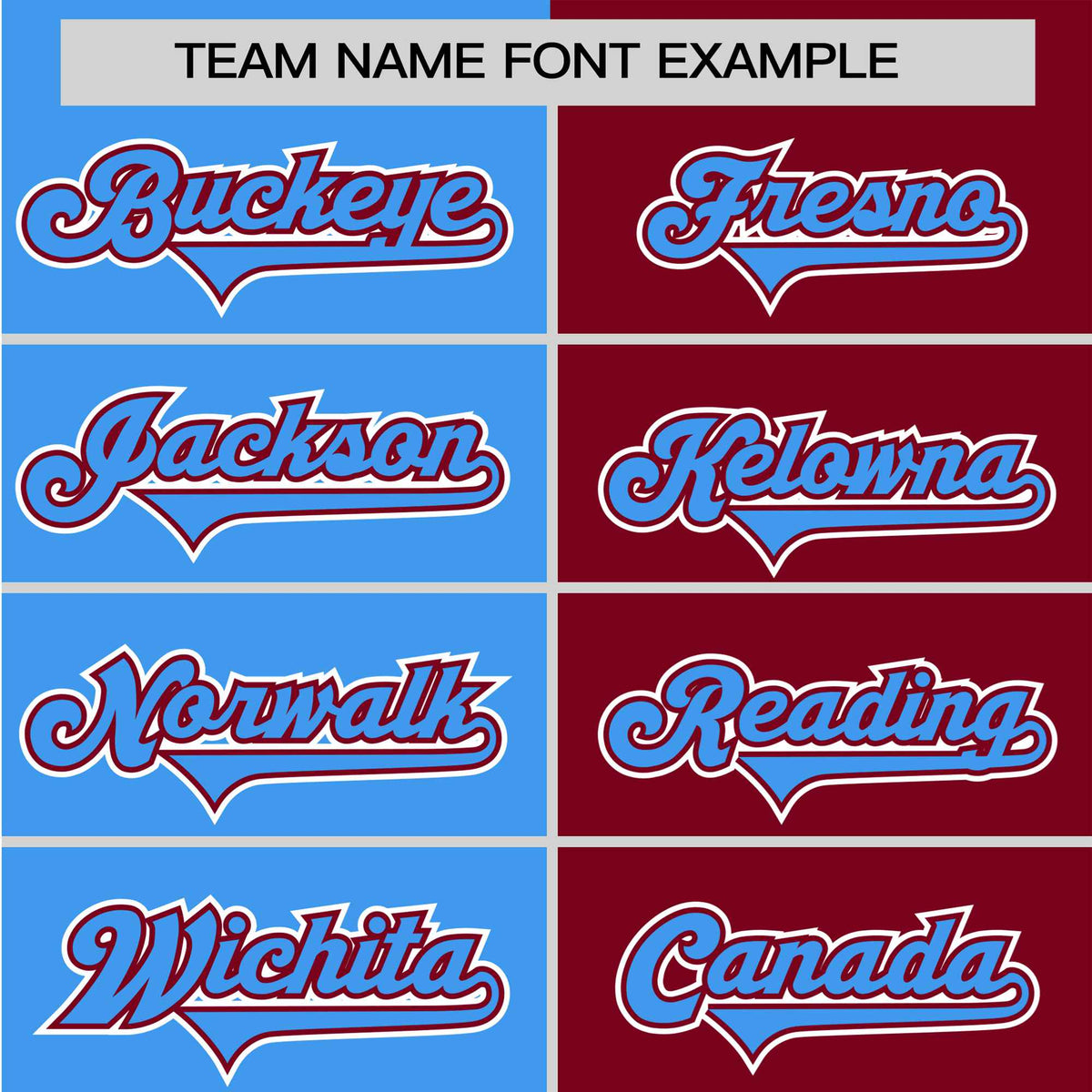 Custom Powder Blue Crimson Authentic Split Fashion Baseball Jersey
