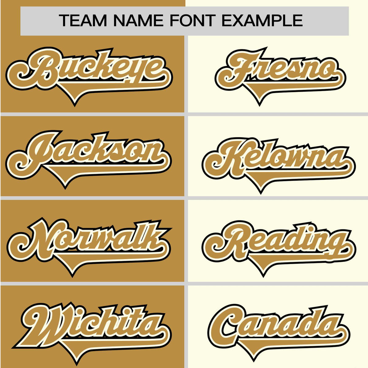 Custom Old Gold Cream Authentic Split Fashion Baseball Jersey