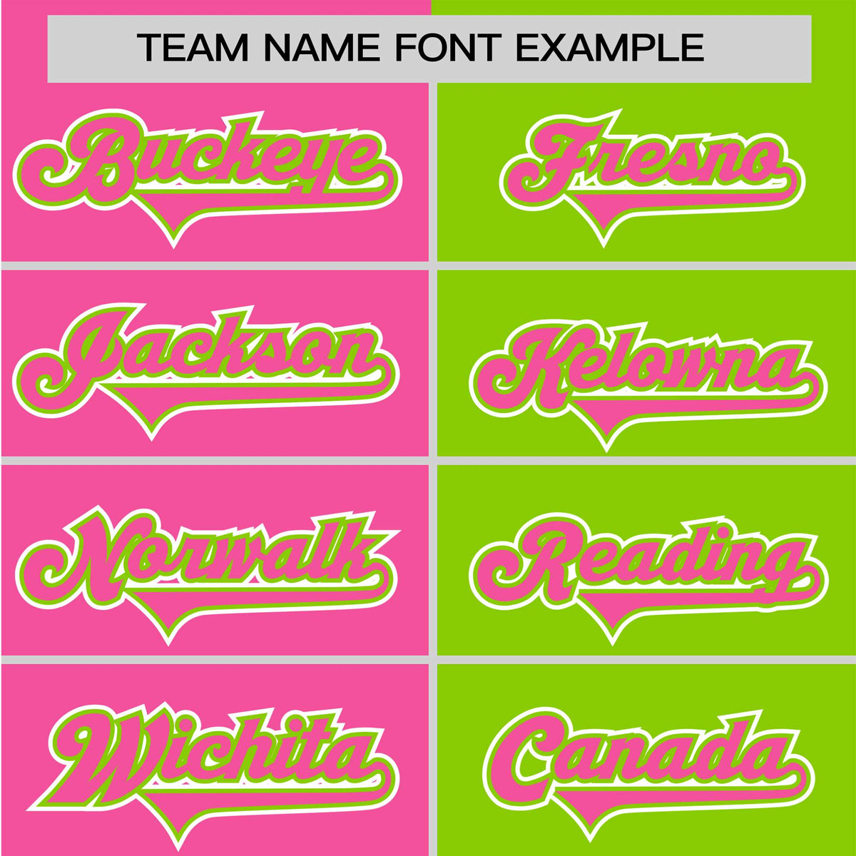 Custom Pink Neon Green Authentic Split Fashion Baseball Jersey