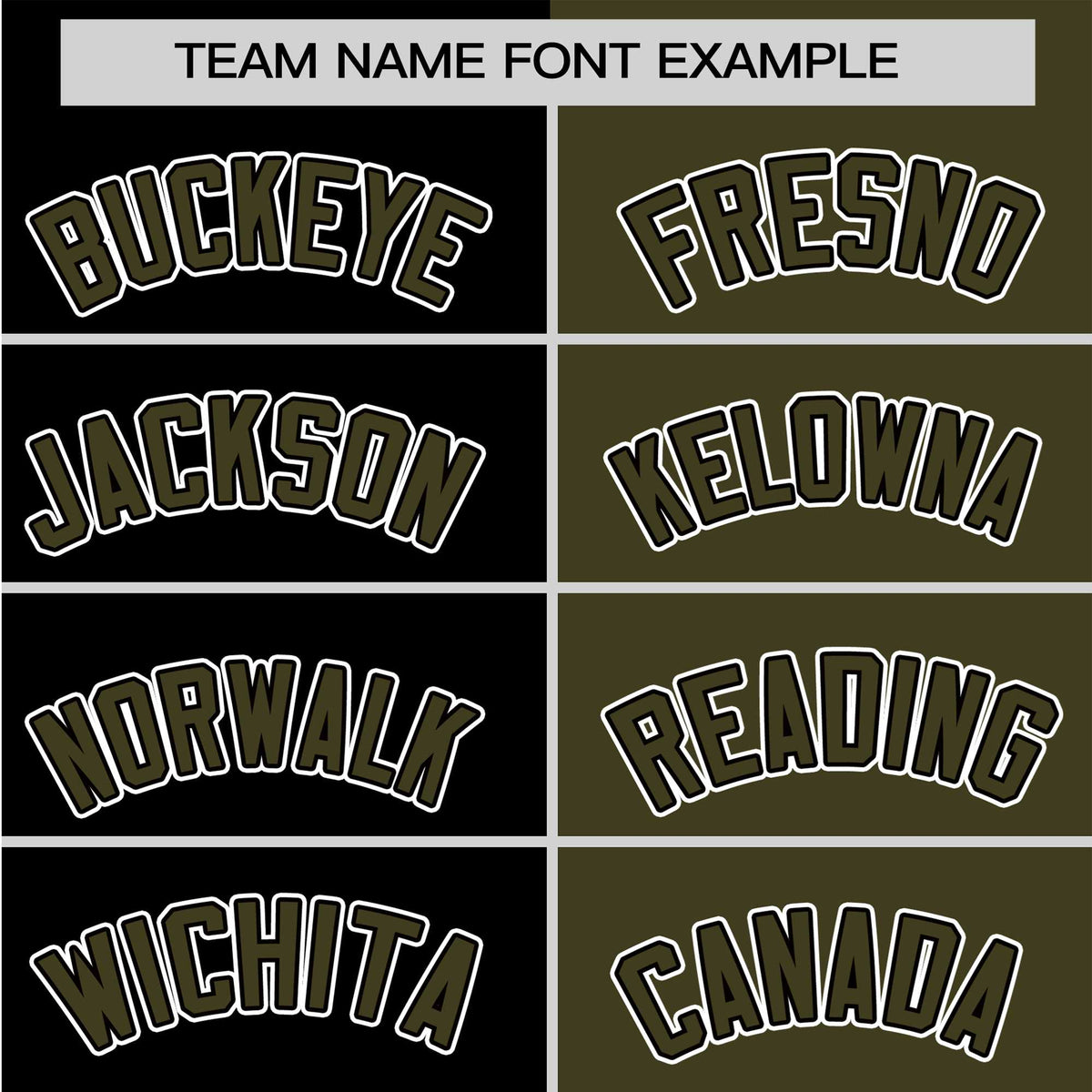 Custom Black Olive Authentic Split Fashion Baseball Jersey