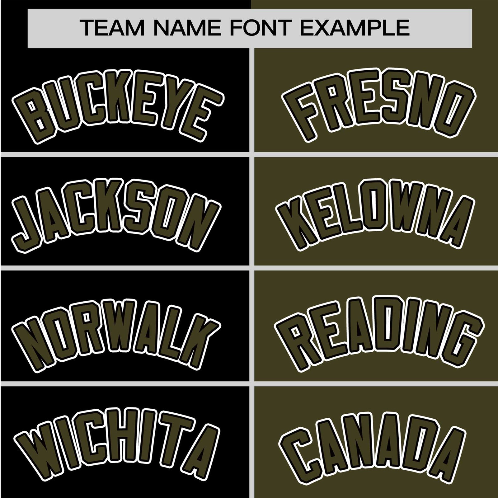 Custom Black Olive Authentic Split Fashion Baseball Jersey