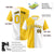 Custom Gold White Authentic Split Fashion Baseball Jersey