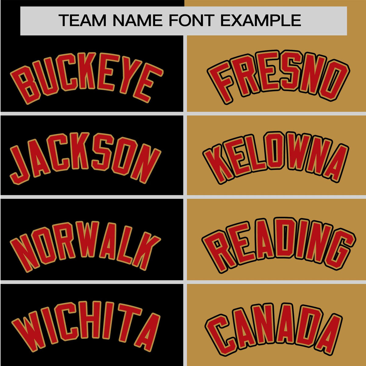 Custom Black Old Gold-Red Authentic Split Fashion Baseball Jersey