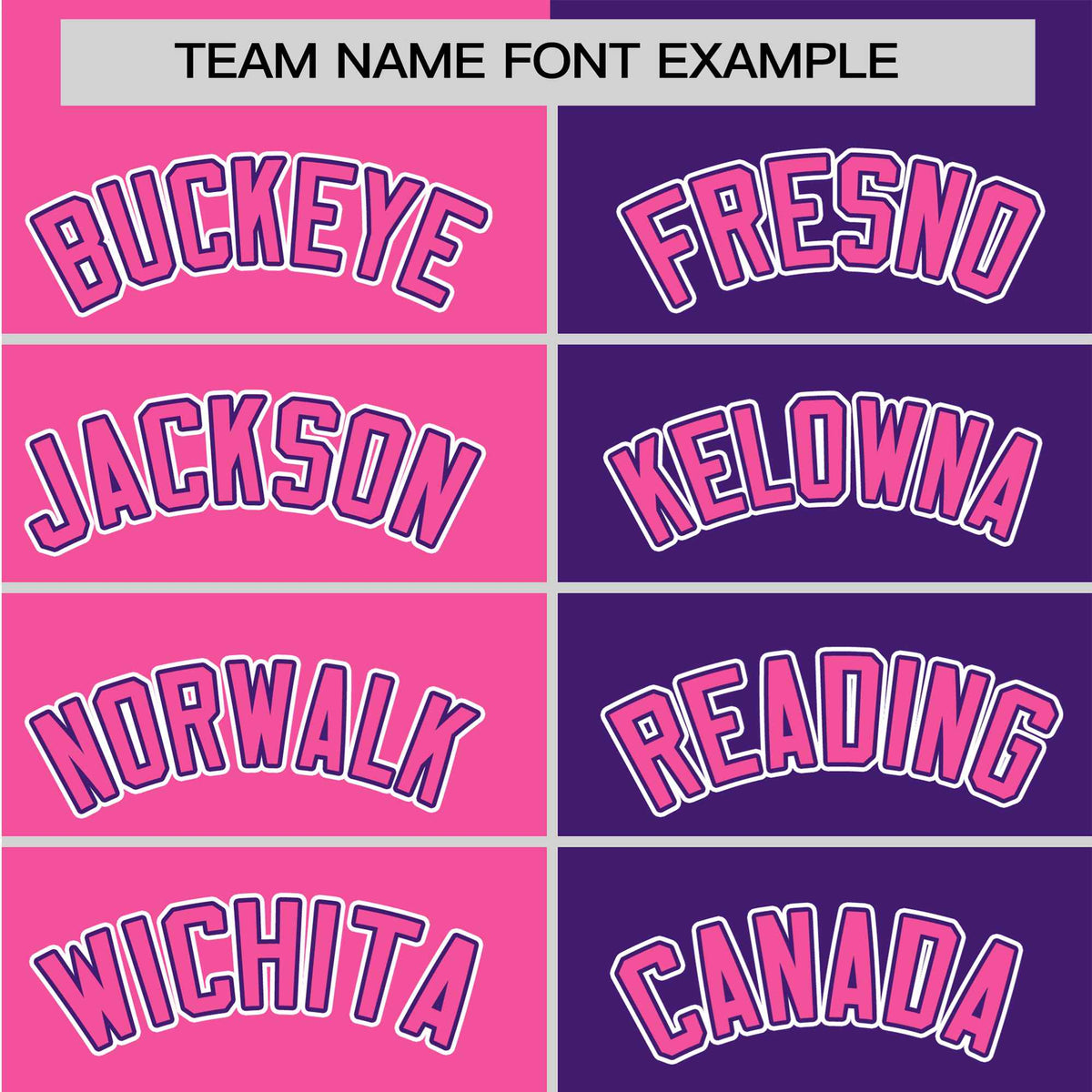 Custom Pink Purple Authentic Split Fashion Baseball Jersey