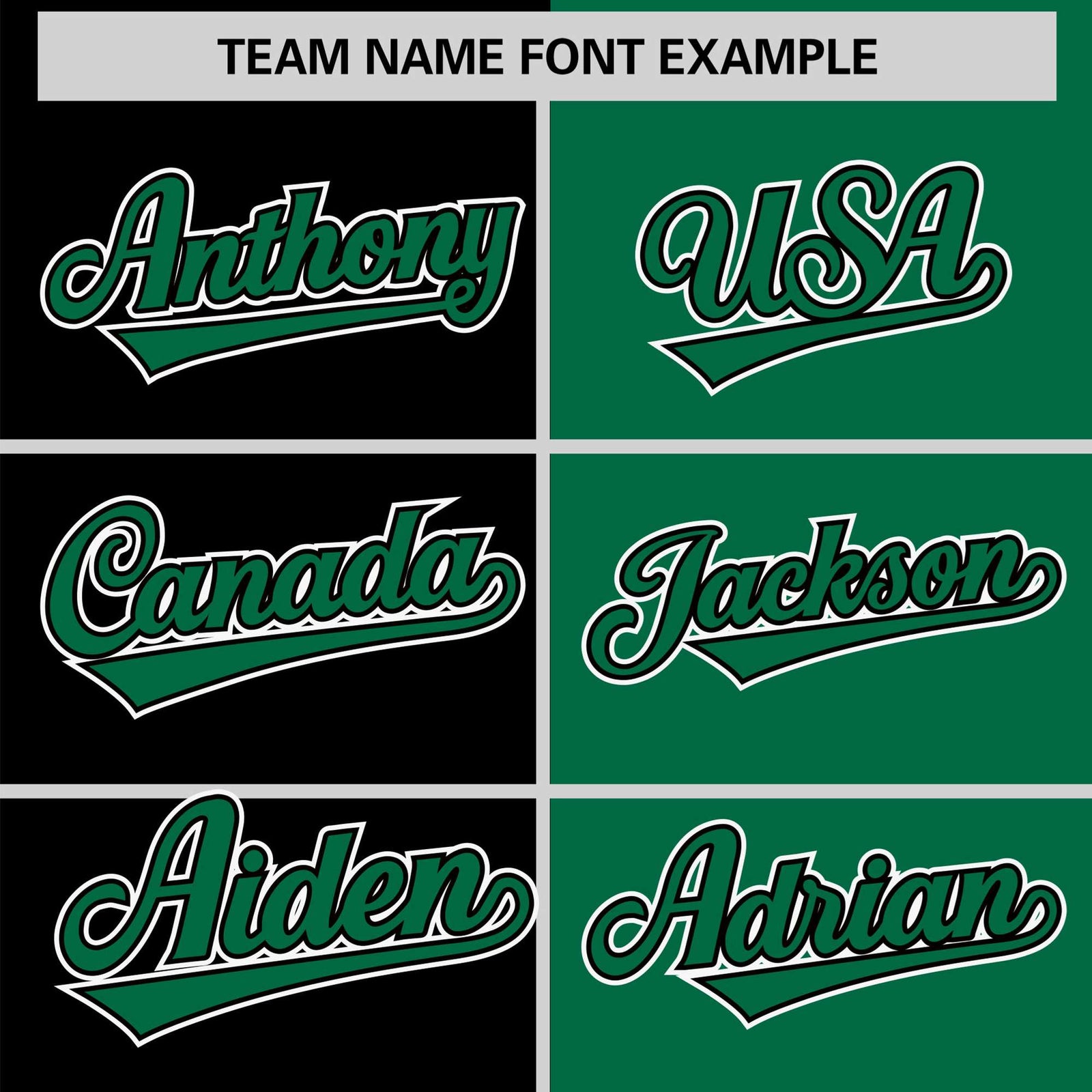 Custom Black Kelly Green Authentic Split Fashion Baseball Jersey