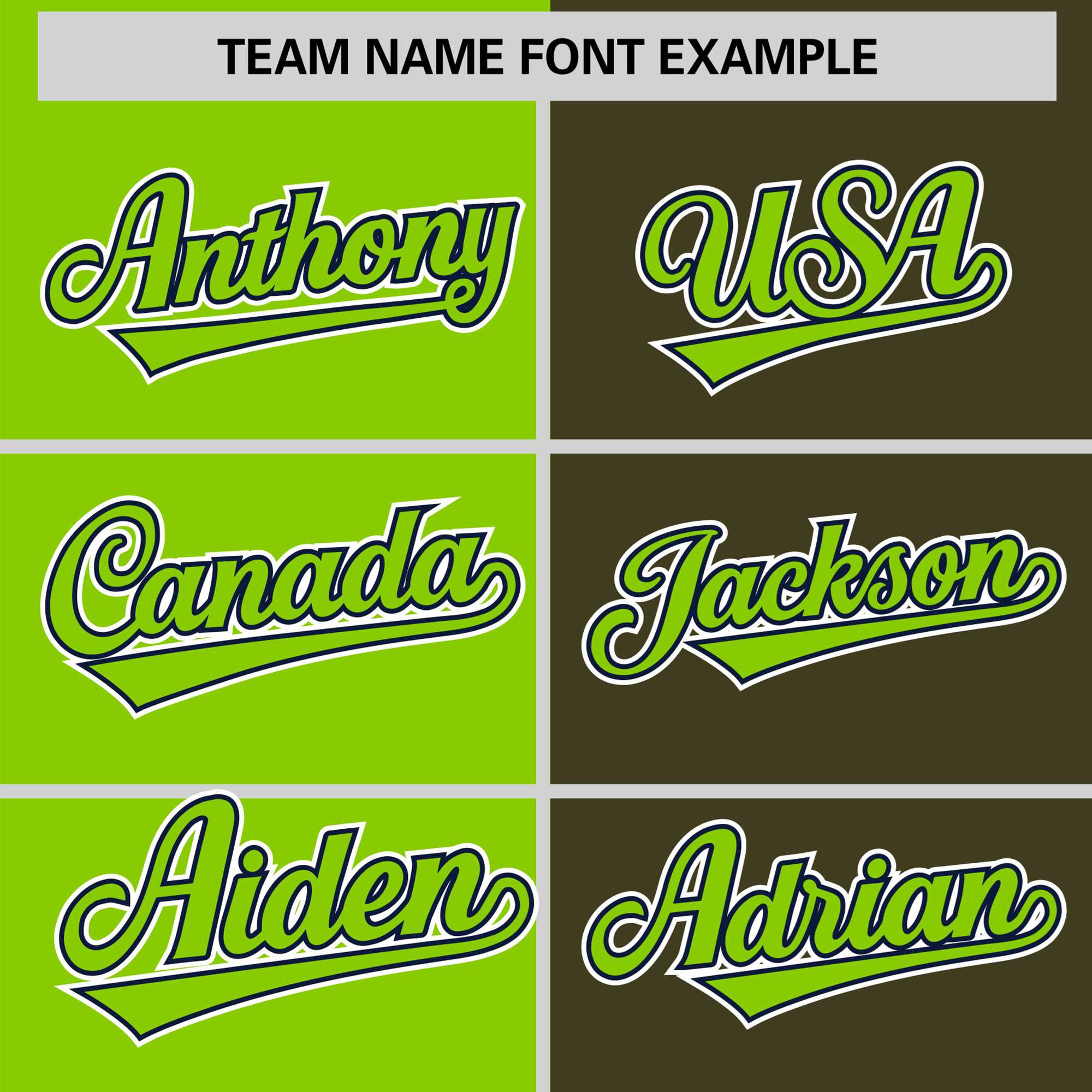 Custom Neon Green Olive Authentic Split Fashion Baseball Jersey