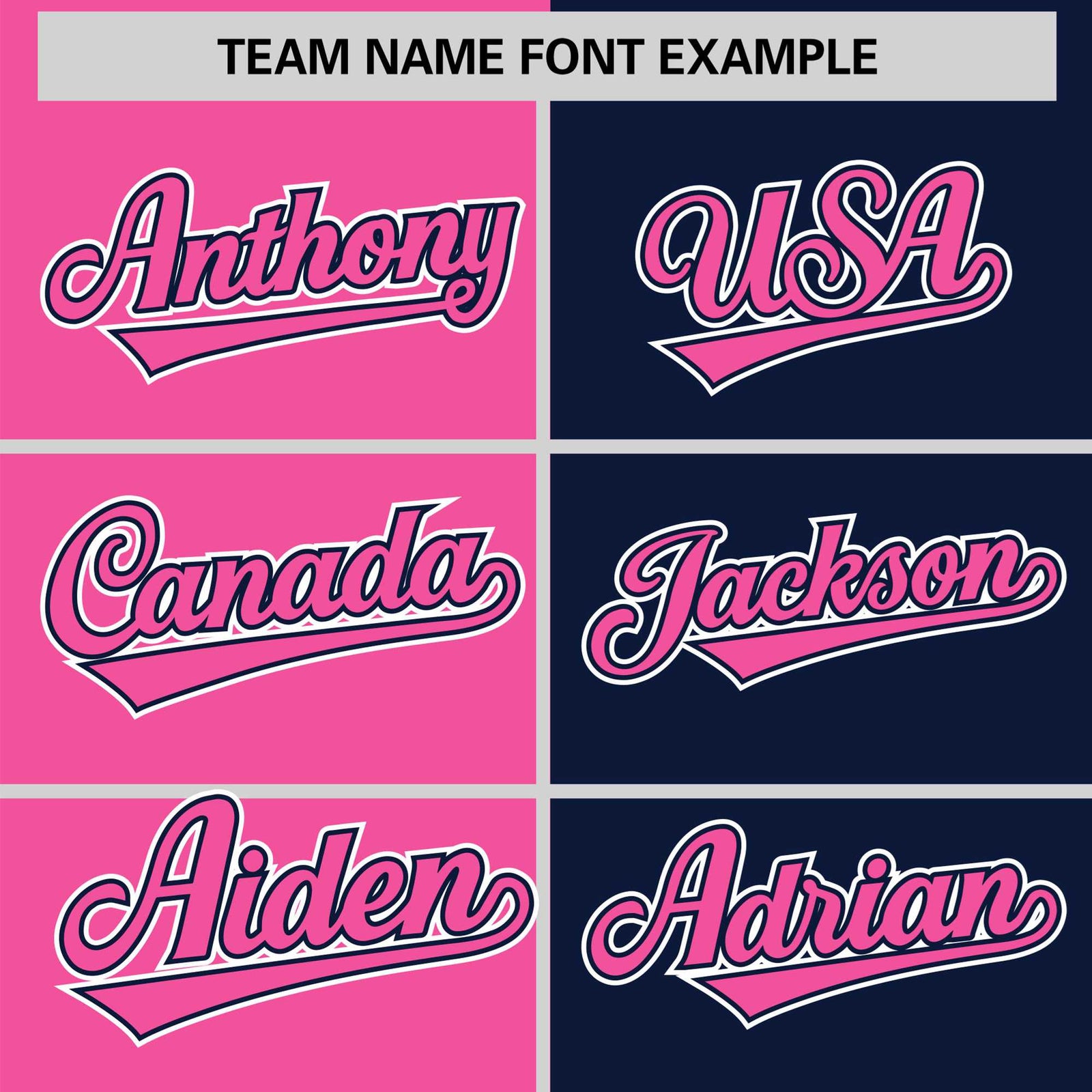 Custom Pink Navy Authentic Split Fashion Baseball Jersey