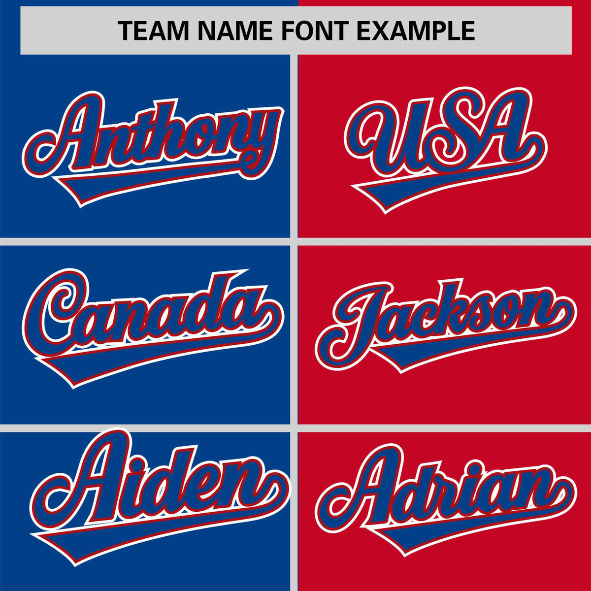 Custom Royal Blue Red Authentic Split Fashion Baseball Jersey