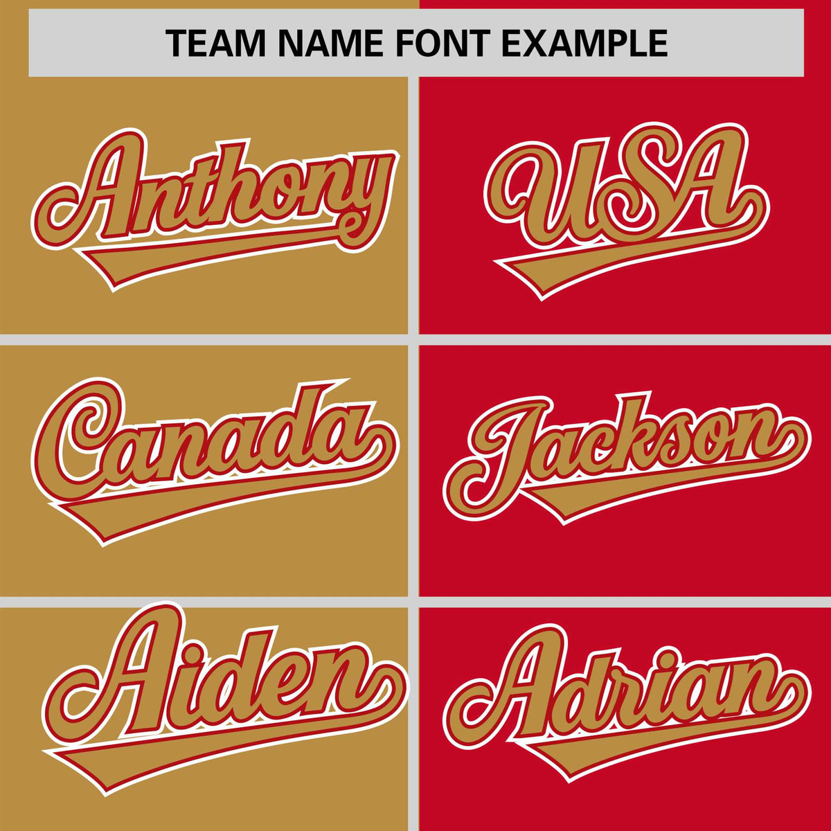 Custom Old Gold Red Authentic Split Fashion Baseball Jersey