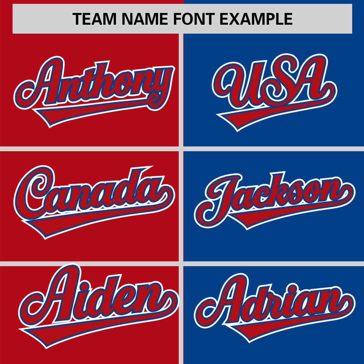 Custom Red Royal Blue Authentic Split Fashion Baseball Jersey