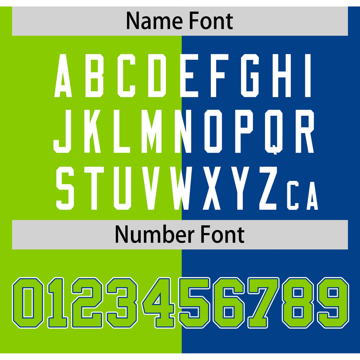 Custom Neon Green-Royal Blue Authentic Split Fashion Baseball Jersey