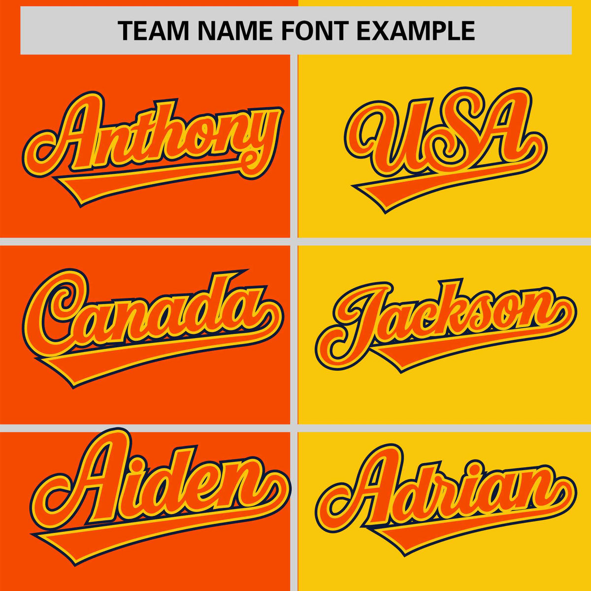 Custom Orange Gold Authentic Split Fashion Baseball Jersey