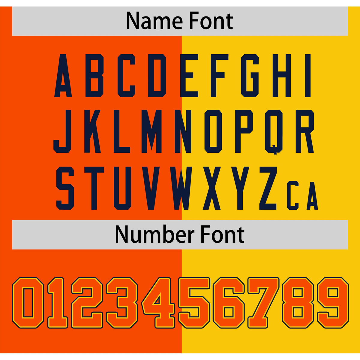 Custom Orange Gold Authentic Split Fashion Baseball Jersey